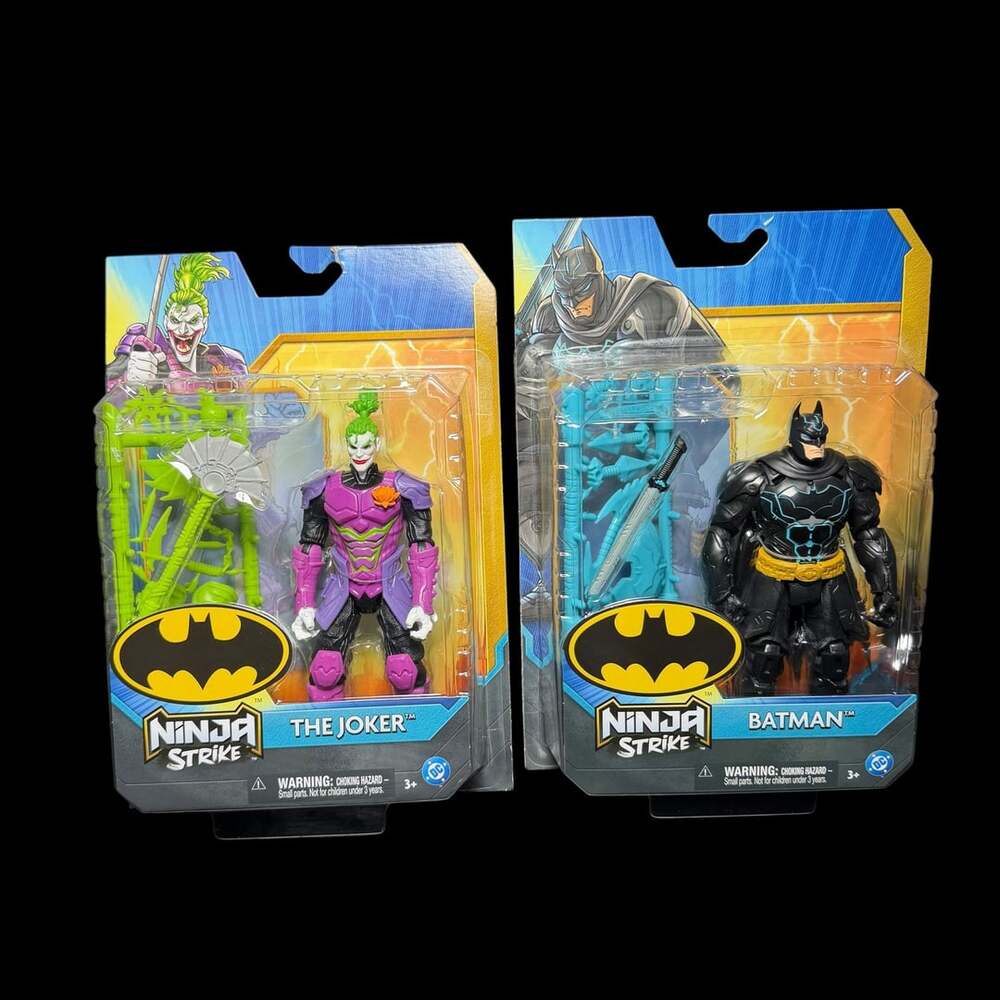 DC Comics Batman Ninja Strike Action Figures The Joker and Batman Set